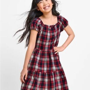 The Children's Place
Girls Plaid Twill Tiered Dress Size 7/8 VGUC